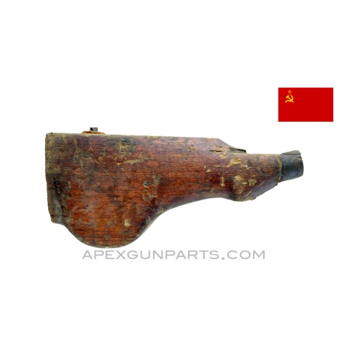 DP-28 Buttstock, Wood, Complete, Russian, *Poor* 