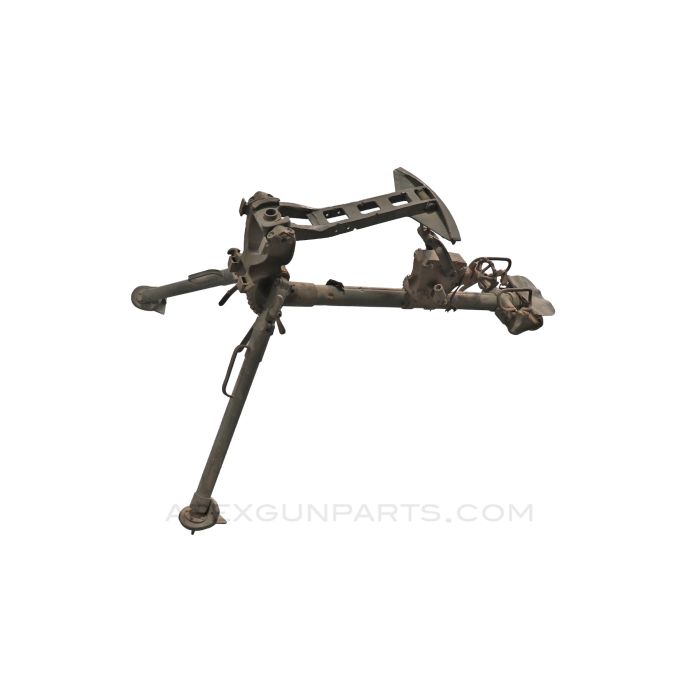 Maxim MG Tripod, w/ Oval Knee Rests, Finnish Issue, Green Painted *Good* 