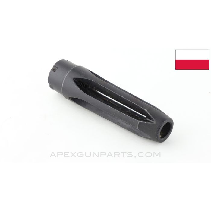 PKT / PKM Slotted Flash Hider, Polish *Very Good*