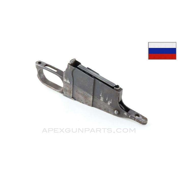 Mosin Nagant Magazine / Trigger Guard Assembly, No Floorplate Catch, 7.62X54R *Good*
