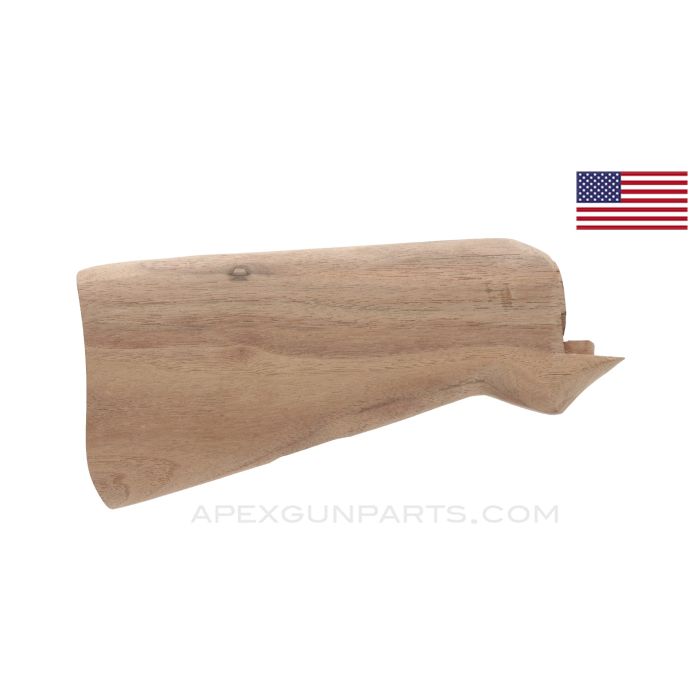 1918A1 BAR Buttstock, Unfinished, US Made, Blemished *NOS* 