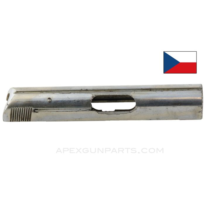 CZ 45 Pistol Slide, Complete, Nickel Finish, .25acp *Good* 