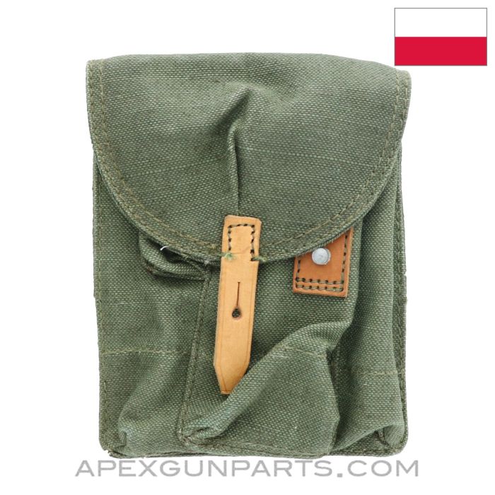 Polish AK-47 Three Magazine Divided Pouch *NOS*