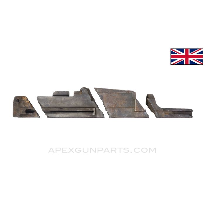 BREN MK1 Cut Receiver Sections, 4 Sections, No Gas Cylinder *Good* 