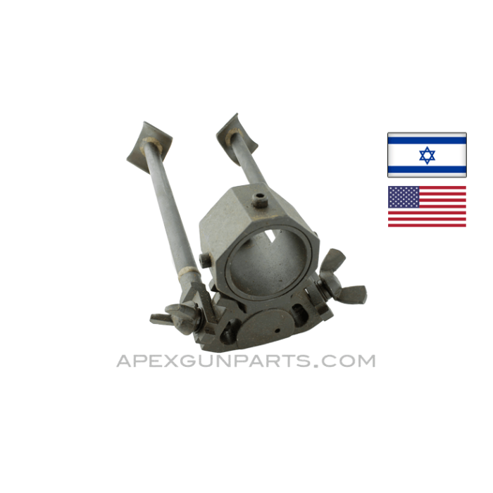 Browning 1919A4 Bipod Assembly, Parkerized Steel, Israeli *Very Good* 