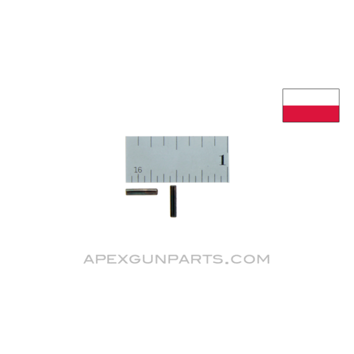 Polish Tantal wz.88 Rear Trunnion Roll Pins, Set of 2 *NOS*