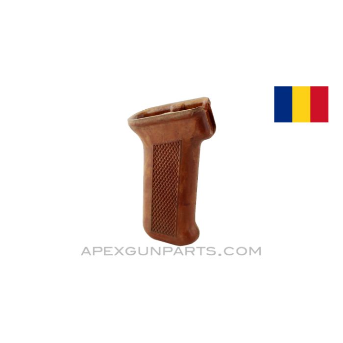 Romanian AKM Pistol Grip, Orange Plastic *Very Good*