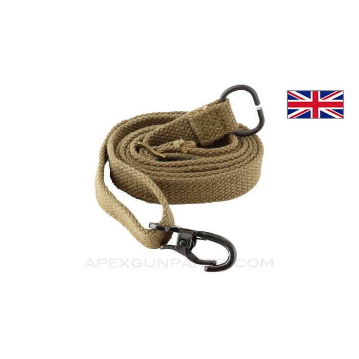 British SMG / Sterling / STEN Sling, Khaki / Tan Canvas, WWII Dated *Excellent*