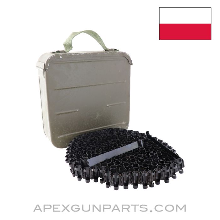 SG-43 / SGMT / PKM / Maxim Belt & Ammunition Can, 250rd, 7.62X54R, *Good*