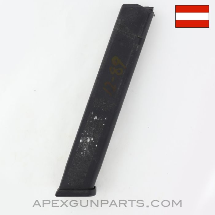 Factory Glock 9mm Magazine, 31rd *Good*