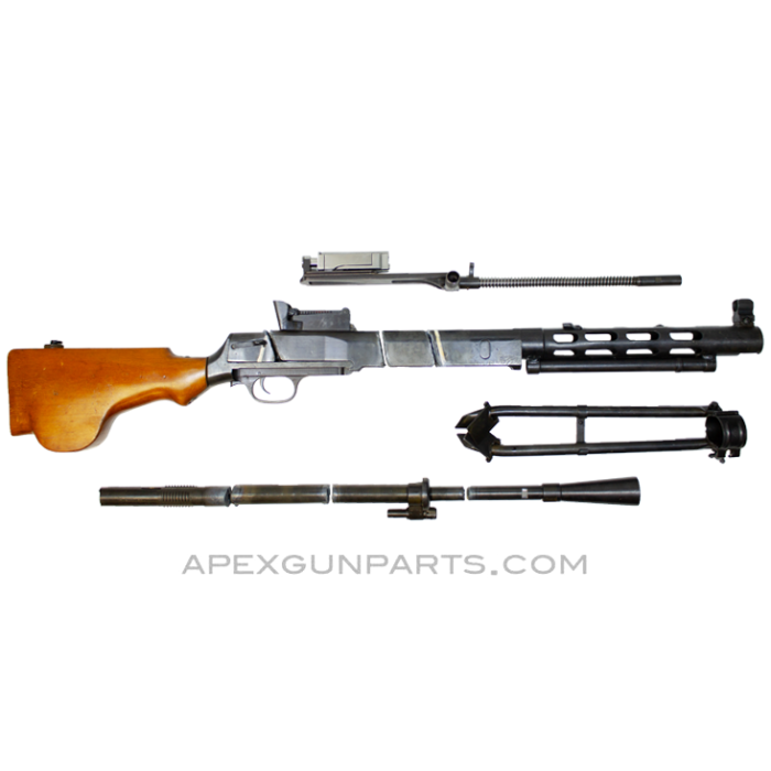 DP-28 Parts Kit w/Torch Cut Receiver, Partially Matching, WW2 Soviet Era, 7.62x54R, *Very Good* 