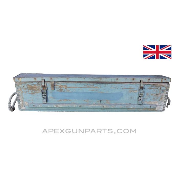 BREN MG Transit Chest, 50", With Side Bumpers, Painted, *Fair*, Sold *As Is* 