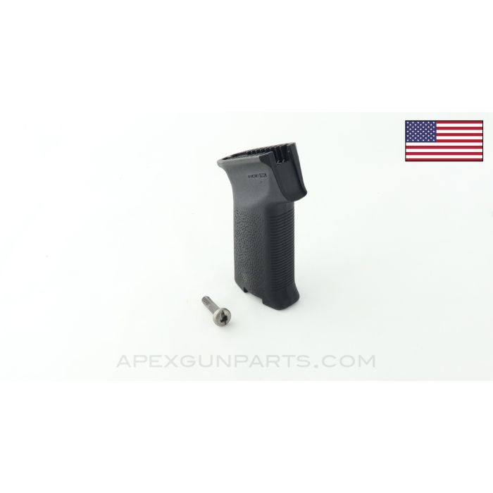MAGPUL MOE AK-47/AK-74 Grip, Missing Base Plate, Black Polymer, *Very Good*