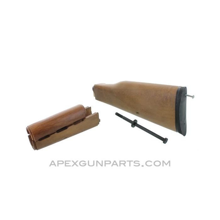 M70 AK-47 Fixed Wood Stock and Handguard Set, US Made 922(r) Compliant Set, *Unused / Shopworn* 