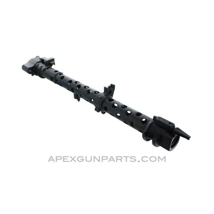 German WWII MG-34 Barrel Jacket Assembly, No Rear Sights, Waffen Marked, *Very Good* 