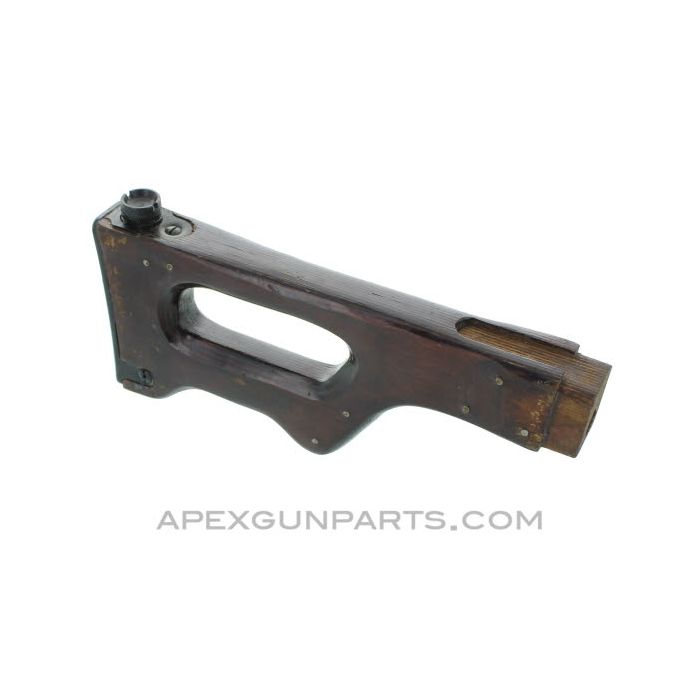 Russian PKM Buttstock, Wood Laminate, Dark Red, *NOS / Shopworn* 