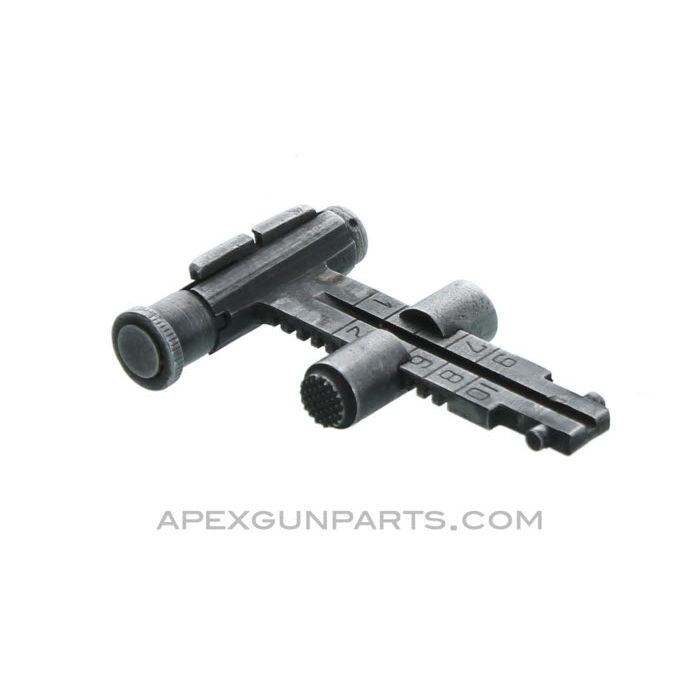 Romanian RPK Windage Adjustable Rear Sight Leaf , Complete, *Good*
