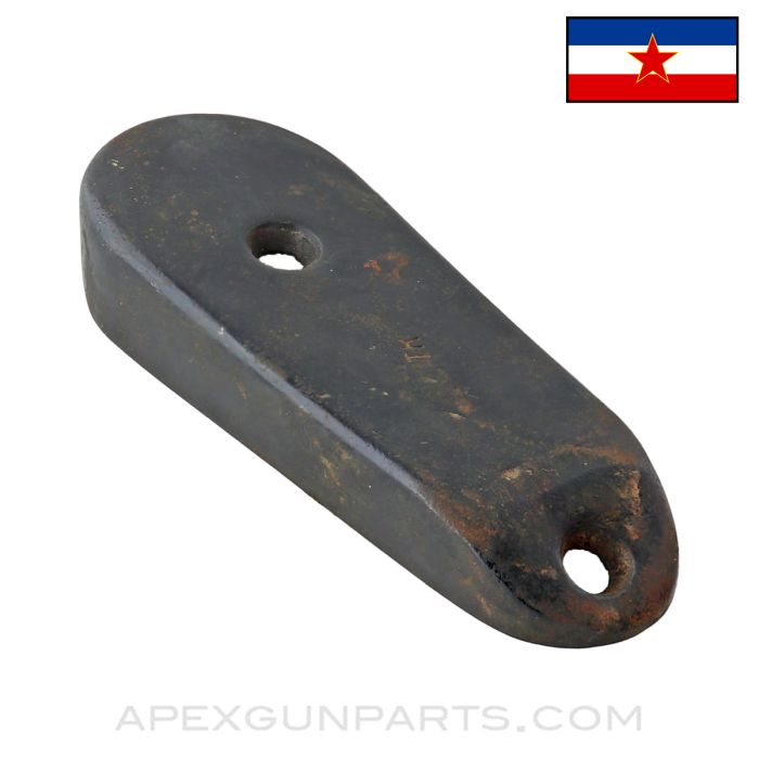 Yugoslavian K98k Mauser Buttplate, Cupped *Good*