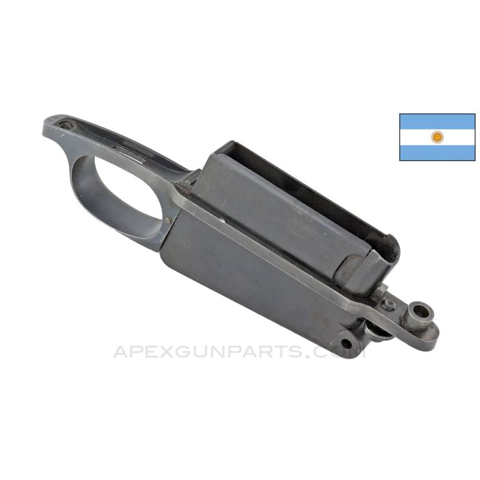 M1891 Argentine Mauser Trigger Guard Assembly w/ Magazine, No Follower Assembly *Very Good*