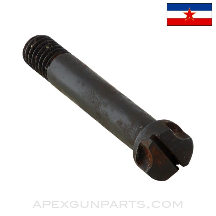 Yugoslavian M48 Mauser Rear Trigger Guard Screw, w/ Countersink Lock Cuts *Good*
