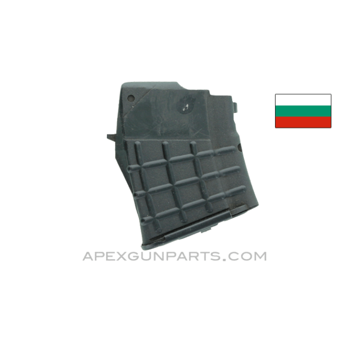 Bulgarian AK-47 Magazine, 5rd, Polymer, Waffle Pattern, 7.62x39, *Very Good* 