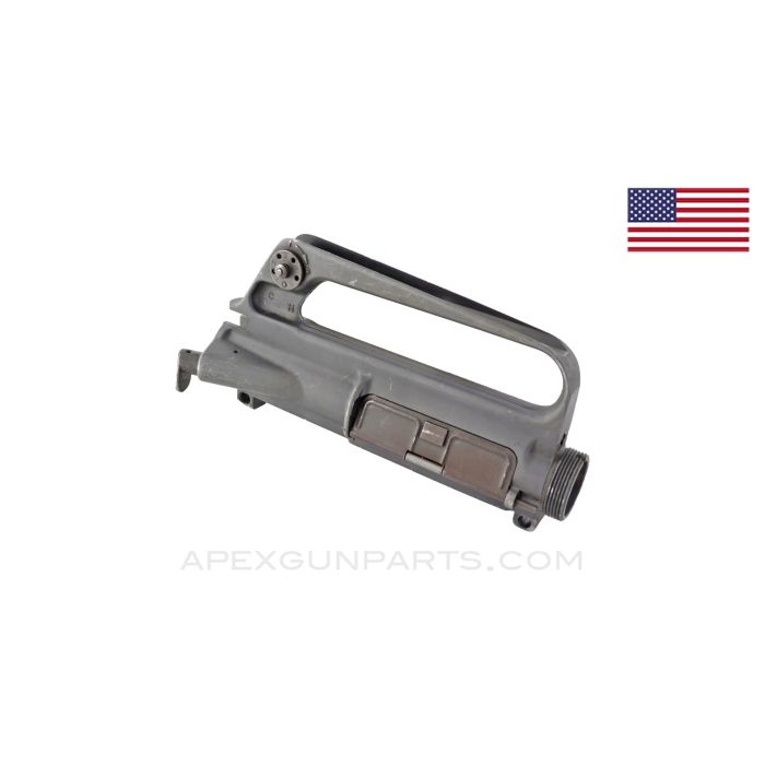 Colt M16A1 Upper Receiver w/Teardrop Forward Assist, Complete, Gray Color *Good* 