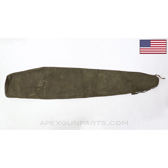 US Machine Gun Carry Case, 52", Green Canvas *Good*