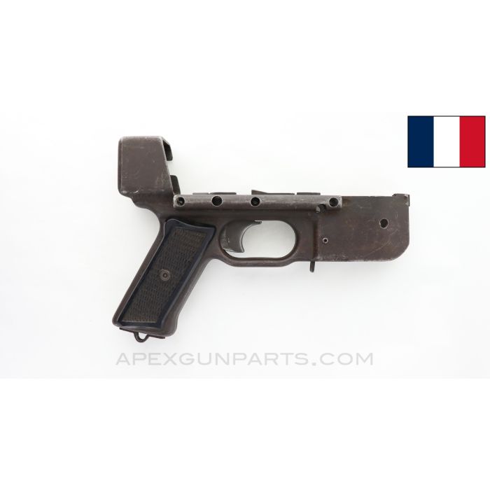 French MAT-49 Project Lower Receiver, Bent Frame, No Grip Safety & Magwell Catch, *Fair* 
