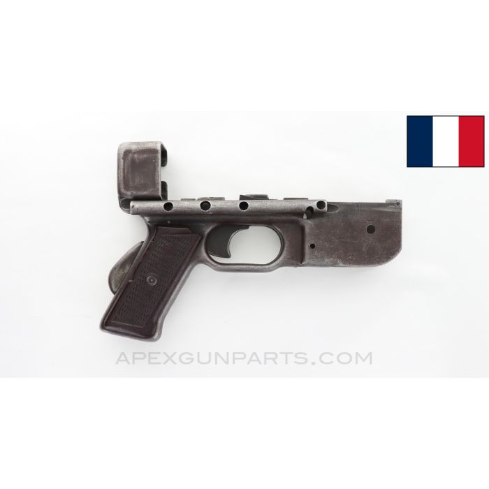 French MAT-49 Project Lower Receiver, Missing Stock Guide & Magazine Release *Fair*