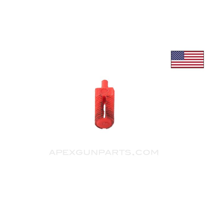 AK Front Sight Post, Red Plastic, Dirty, *NEW*