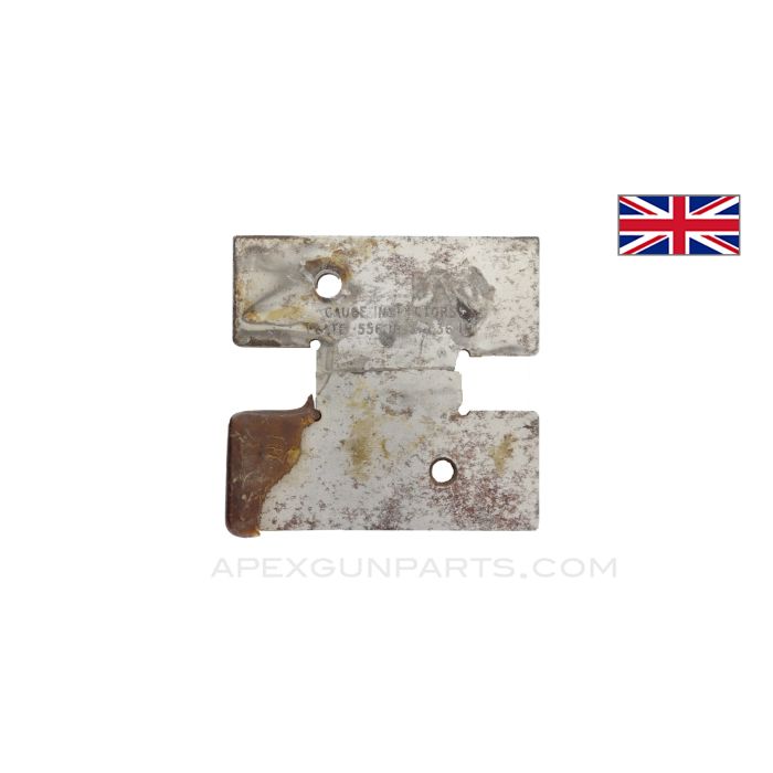 British Inspector's Plate, .556in and .436in, Mk1 *Good*