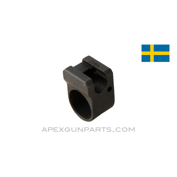 Swedish Ljungman AG-42B Front Sight Base w/No Parts Fitted, *NOS*