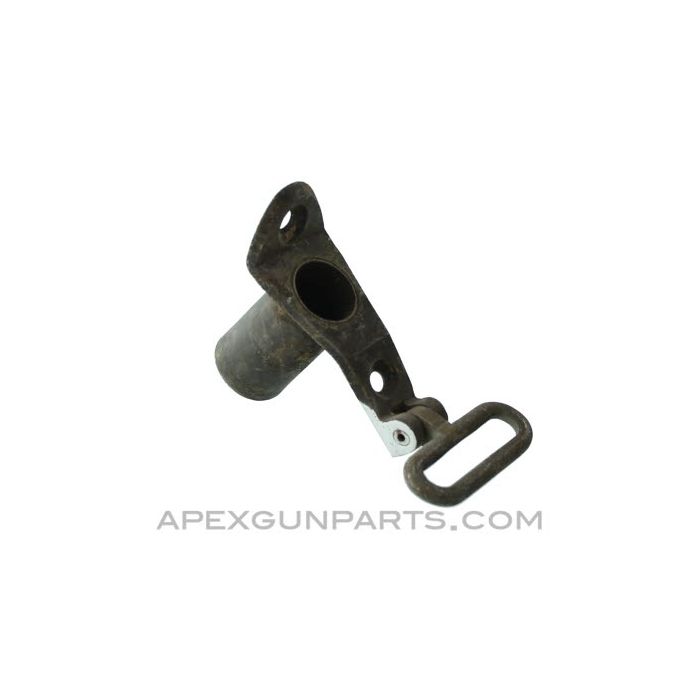 1918 BAR Rear Sling Mount Assembly, Early Style, Machined for Monopod, Parkerized, *Good* 