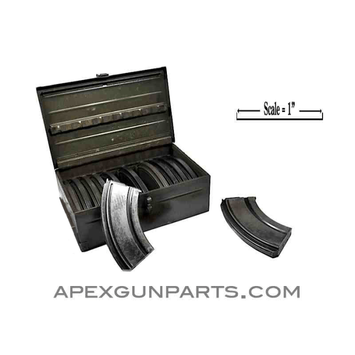 BREN Magazine, 30rd, 12 in the Issue Steel Case, .303, *Good*