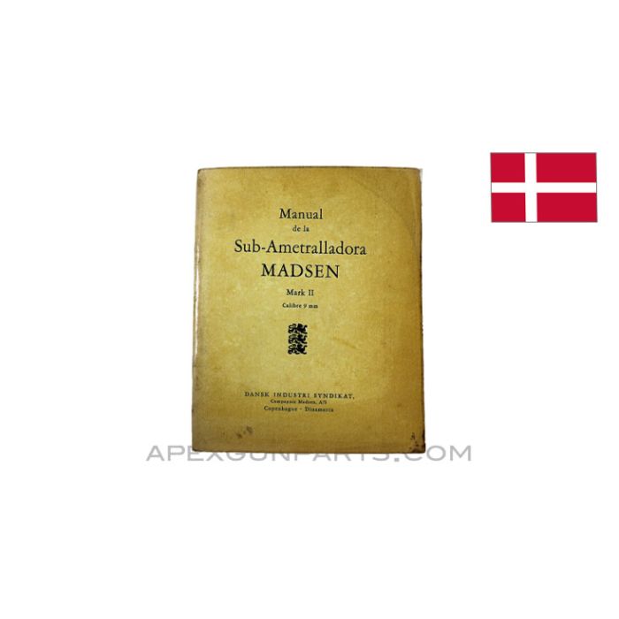 Madsen M53 / M50 Mark II SMG, User Manual, Dansk Industri Syndikat Copy, Denmark *Good*