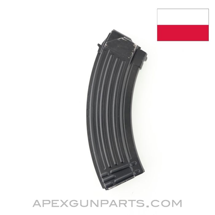 Polish AK-47 Magazine, 30rd, Steel, 7.62x39mm *Very Good* 