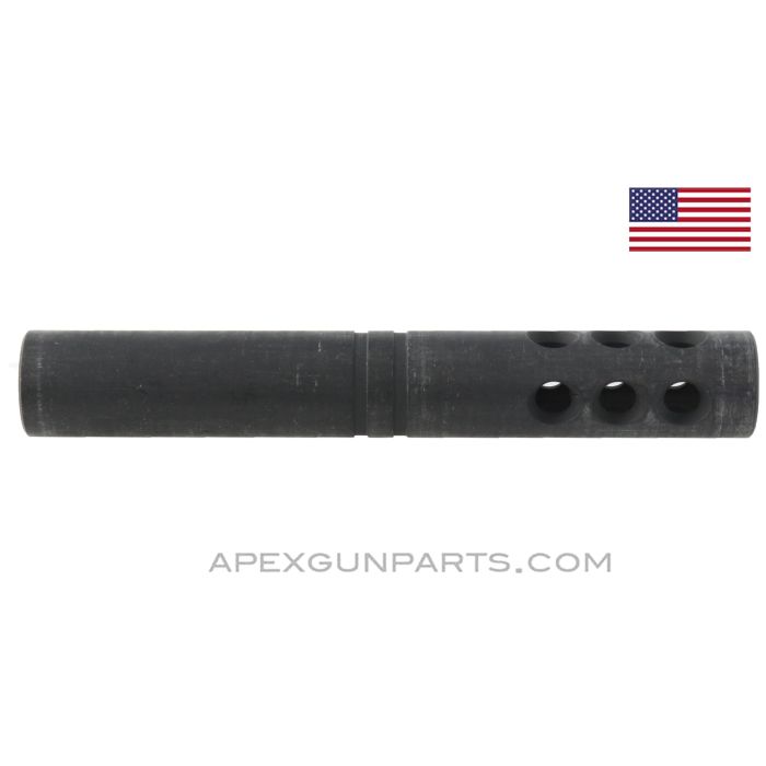 AK Barrel Extension / Flash Hider, 5", Parkerized, 14x1 LH *NOS*