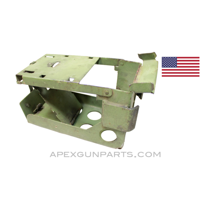 Browning M2 .50 Cal. Ammo Can Holder for Cradle, Bent, *Good* 
