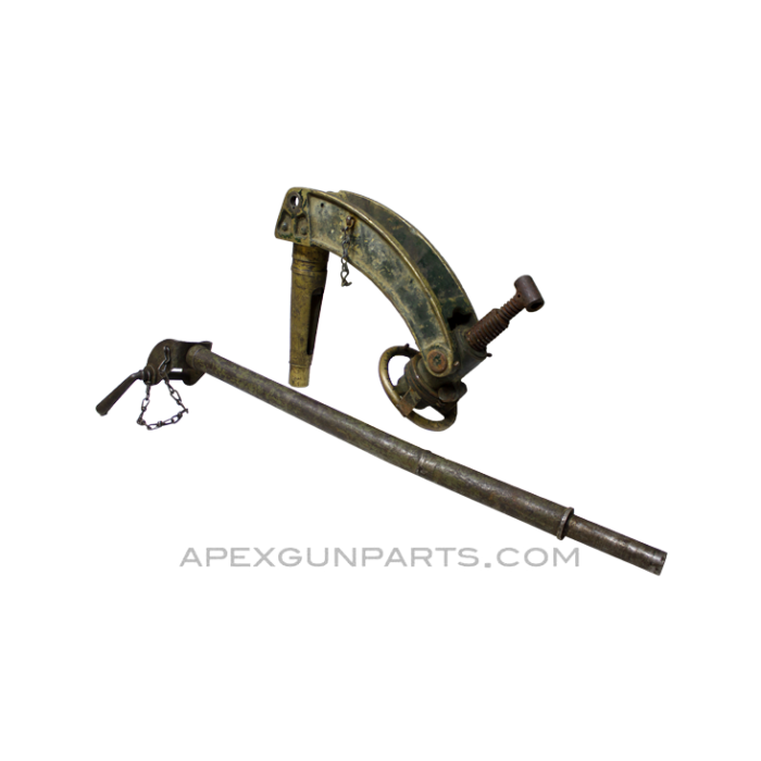 Vickers MG Cradle Assembly, Bronze with AA Extension Mount, No Pins, *Good* 