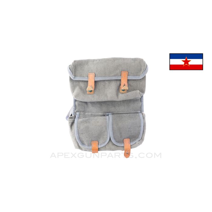 Yugoslavian M76 Four Magazine Divided Carrier with Carry Strap *Very Good*