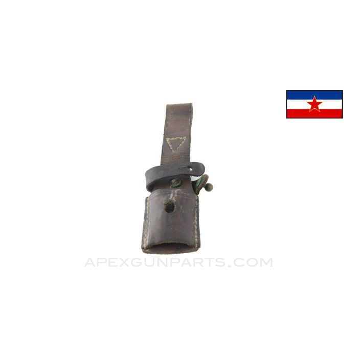 Mauser Bayonet Frog, Leather, Yugoslavian *Good*