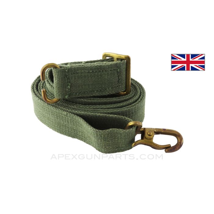 British SMG / Sterling / STEN Sling, Green Canvas *Good* 