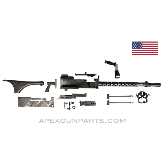 Browning 1919A6 Parts Kit w/ USGI Stock, Carry Handle & Torch Cut RHSP, Israeli Bipod Legs, .30-06 