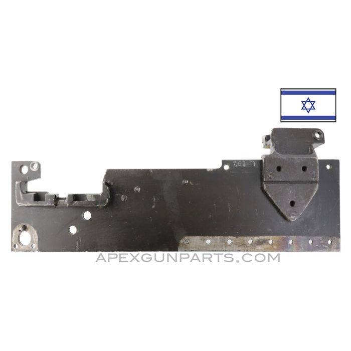 Browning 1919 Left Hand Side Plate (LHSP), w/ Rear Sight Base and Pawl Bracket, Israeli 7.62 *Good* 