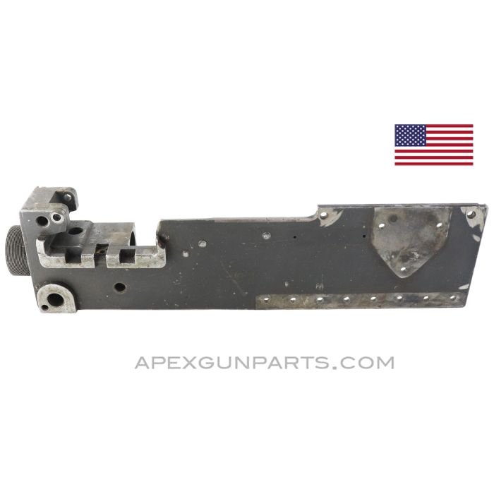 Browning 1919 Left Hand Side Plate (LHSP), w/ Trunnion, Pawl Bracket, & Extractor Cam, No Rear Sight Base .30-06 *Good*