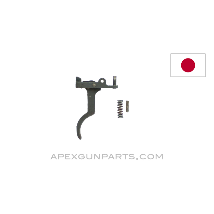 Japanese Type 99 Rifle Trigger Assembly, With Spring and Pin, *NOS* 