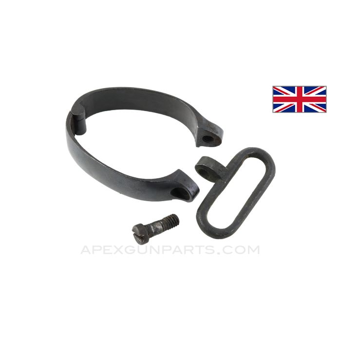 Enfield #1 MK3 British Barrel Band, Hinged, With Sling Swivel *Very Good*