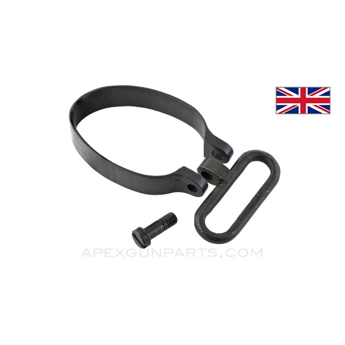 Enfield #4 Rear Barrel Band, With Sling Swivel, Stamped *Very Good*