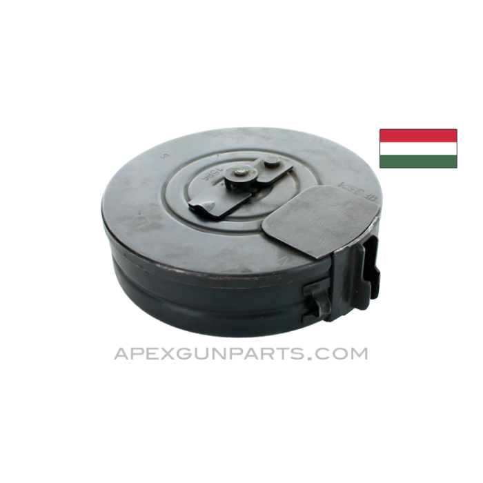 Hungarian PPSH-41 Drum Magazine, 71rd, 7.62x25, Broken Cartridge Guide, *Good*