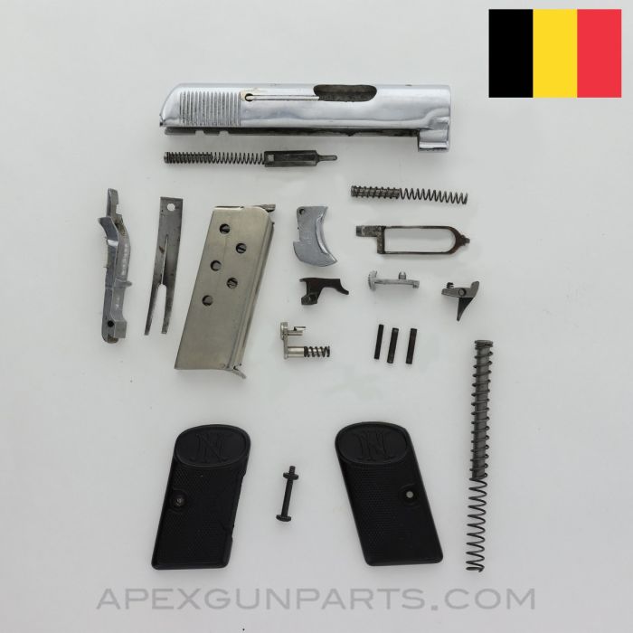 FN 1905 Pistol Kit, Chrome, .25ACP *Good*